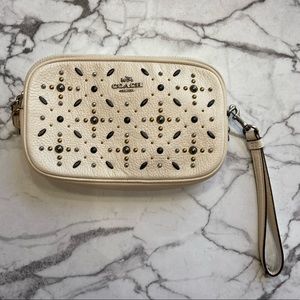 Coach Embellished Wrislet with Shoulder Strap